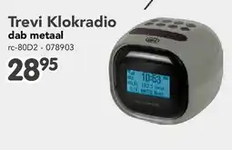 Happyland Trevi Klokradio dab metaal aanbieding
