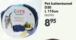 Happyland Pet kattentunnel D30 L 115cm aanbieding