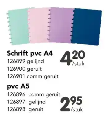 Happyland Schrift pvc A5 aanbieding