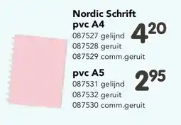 Happyland Nordic Schrift pvc A4 aanbieding