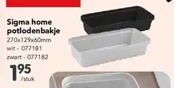 Happyland Sigma home potlodenbakje 270x129x60mm wit aanbieding