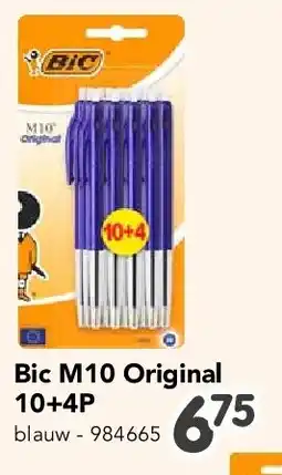 Happyland Bic M10 Original 10+4P blauw aanbieding