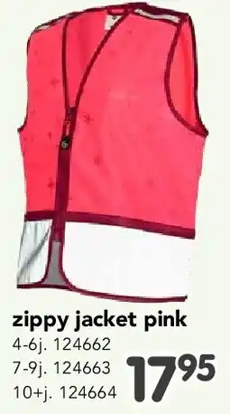 Happyland zippy jacket pink aanbieding