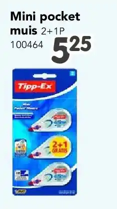 Happyland Mini pocket muis 2+1P aanbieding