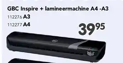 Happyland GBC Inspire + lamineermachine A4 -A3 aanbieding