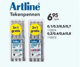 Happyland Tekenpennen 0,1/0,3/0,5/0,7 aanbieding