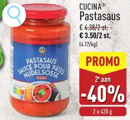 ALDI Cucina Pastasaus aanbieding