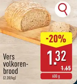 ALDI Vers Volkorenbrood aanbieding