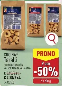 ALDI Cucina Taralli aanbieding