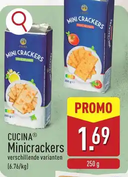 ALDI Cucina Minicrackers aanbieding