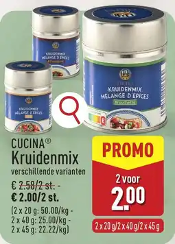 ALDI Cucina Kruidenmix aanbieding