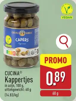 ALDI Cucina Kappertjes aanbieding