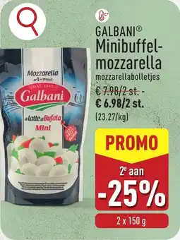 ALDI Galbani Minibuffelmozzarella aanbieding