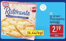 ALDI Dr.Oetker Pizza quattro formaggi aanbieding