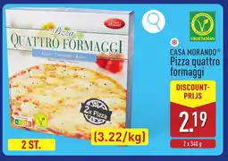 ALDI Casa Morando Pizza quattro formaggi aanbieding