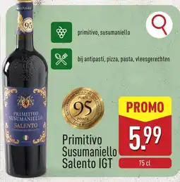 ALDI Primitivo Susumaniello Salento IGT aanbieding
