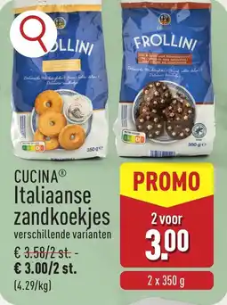 ALDI Cucina Italiaanse Zandkoekjes aanbieding