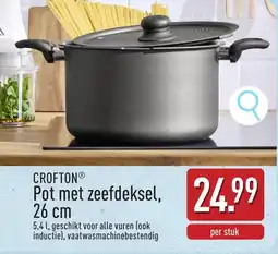 ALDI Crofton Pot met zeefdeksel aanbieding