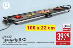ALDI Ambiano Teppanyakigrill XXL aanbieding