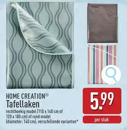 ALDI Home Creation Tafellaken aanbieding