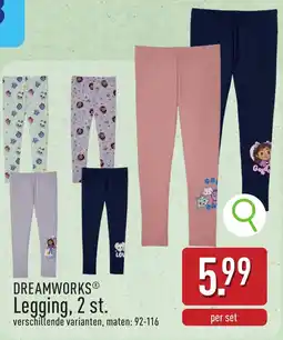 ALDI Dreamworks Legging aanbieding