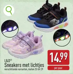 ALDI L&D Sneakers met Lichtjes aanbieding