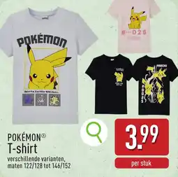 ALDI Pokémon T-shirt aanbieding
