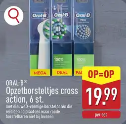 ALDI Oral-B Opzetborsteltjes Cross Action aanbieding