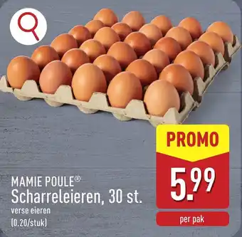 ALDI Mamie Poule Scharreleieren aanbieding