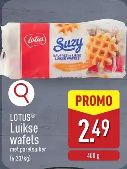 ALDI Lotus Luikse wafels aanbieding