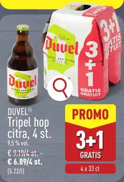 ALDI Duvel Tripel Hop Citra 9,5 % vol aanbieding