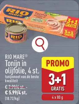 ALDI Rio Mare Tonijn in Olijfolie aanbieding