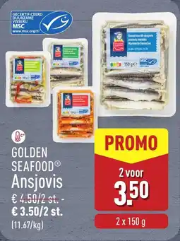 ALDI Golden Seafood Ansjovis aanbieding