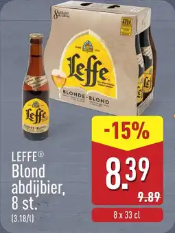 ALDI Leffe Blond Abdijbier aanbieding