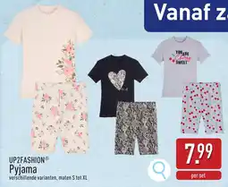 ALDI Up2fashion pyjama aanbieding