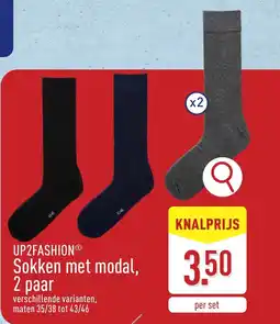 ALDI Up2fashion sokken met modal aanbieding