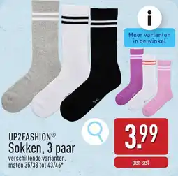 ALDI Up2fashion sokken aanbieding