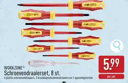 ALDI Workzone schroevendraaierset aanbieding