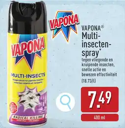 ALDI Vapona multi insecten spray aanbieding