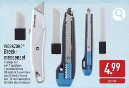 ALDI Workzone breek messenset aanbieding