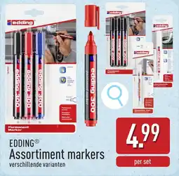 ALDI Edding assortiment markers aanbieding