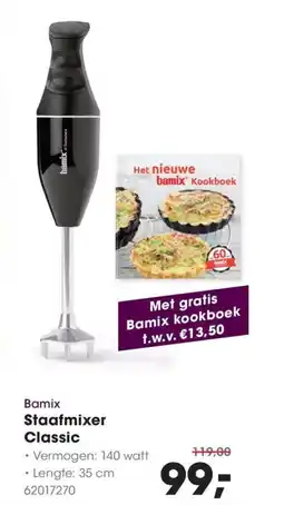 Hanos Bamix Staafmixer Classic aanbieding