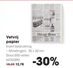 Hanos Vetvrij papier aanbieding