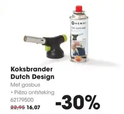 Hanos Koksbrander Dutch Design aanbieding