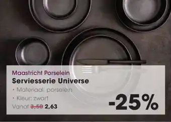Hanos Maastricht Porselein Serviesserie Universe aanbieding