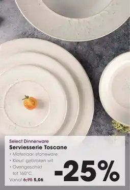 Hanos Select dinnerware serviesserie toscane aanbieding