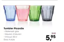 Hanos Tumbler Picardie aanbieding
