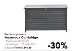Hanos Garden impressions kussenbox cambridge aanbieding