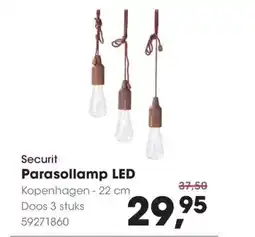 Hanos Securit Parasollamp LED aanbieding