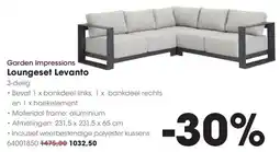 Hanos Garden Impressions Loungeset Levanto aanbieding